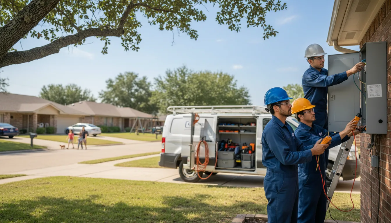 Certified electrician providing emergency electrical services in Glen Carbon, IL